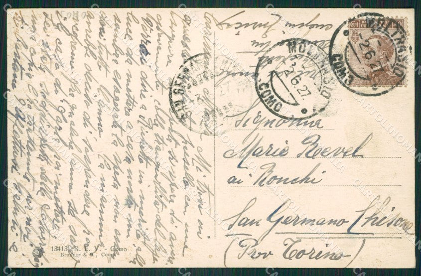 Como Moltrasio cartolina ZKM9676 – retro