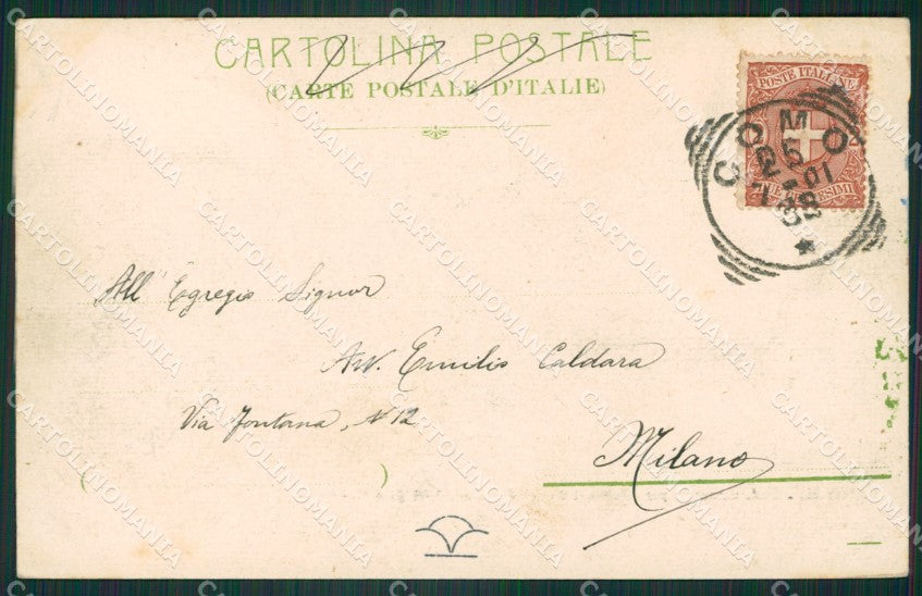 Como Brunate San Maurizio cartolina ZKM9677 – retro