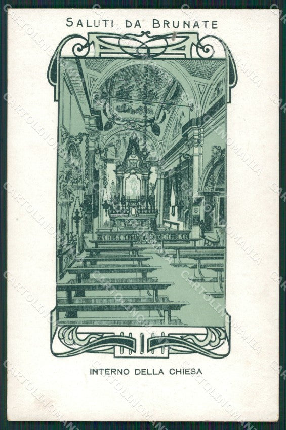 Como Brunate Saluti da cartolina ZKM9681 – fronte