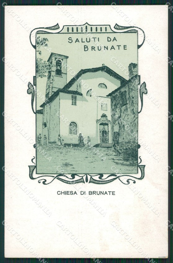 Como Brunate Saluti da cartolina ZKM9682 – fronte