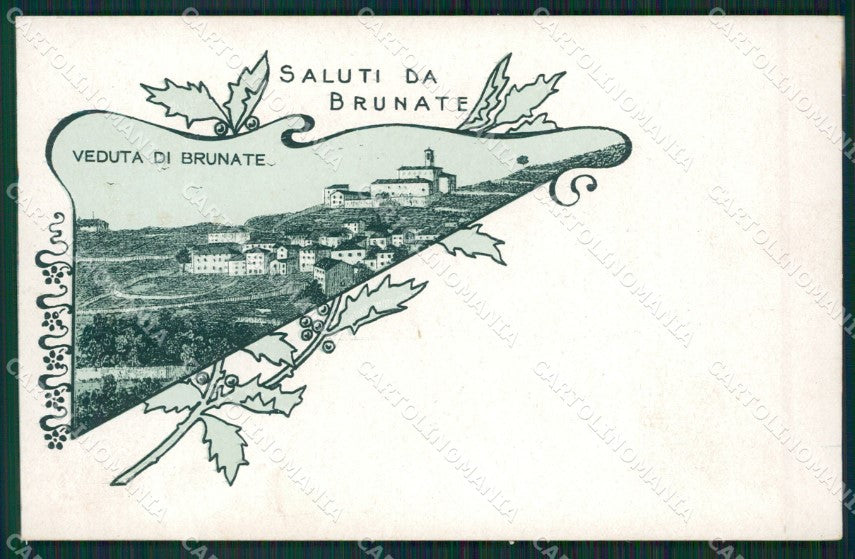 Como Brunate Saluti da cartolina ZKM9684 – fronte