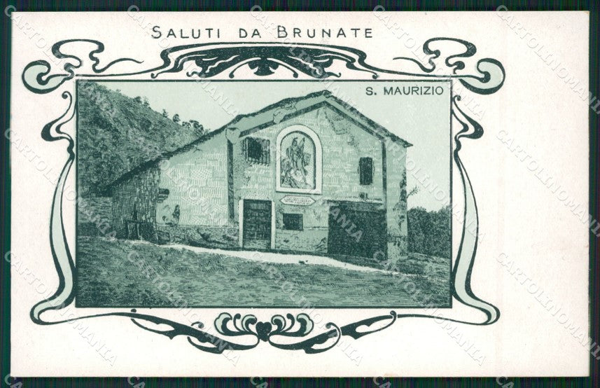 Como Brunate Saluti da cartolina ZKM9685 – fronte