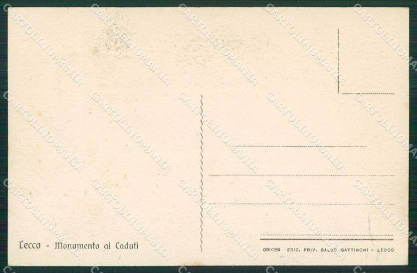 Lecco Città cartolina ZKM9716 – retro