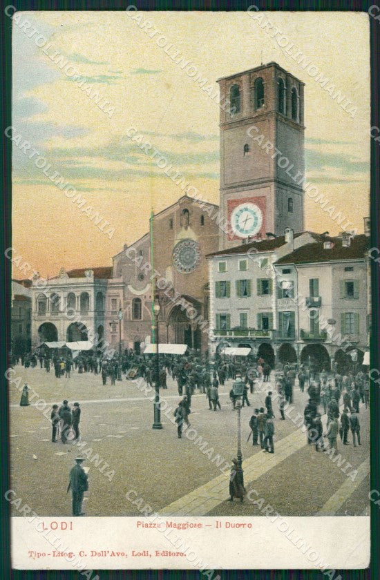 Lodi Città PIEGHINA cartolina ZKM9741 – fronte