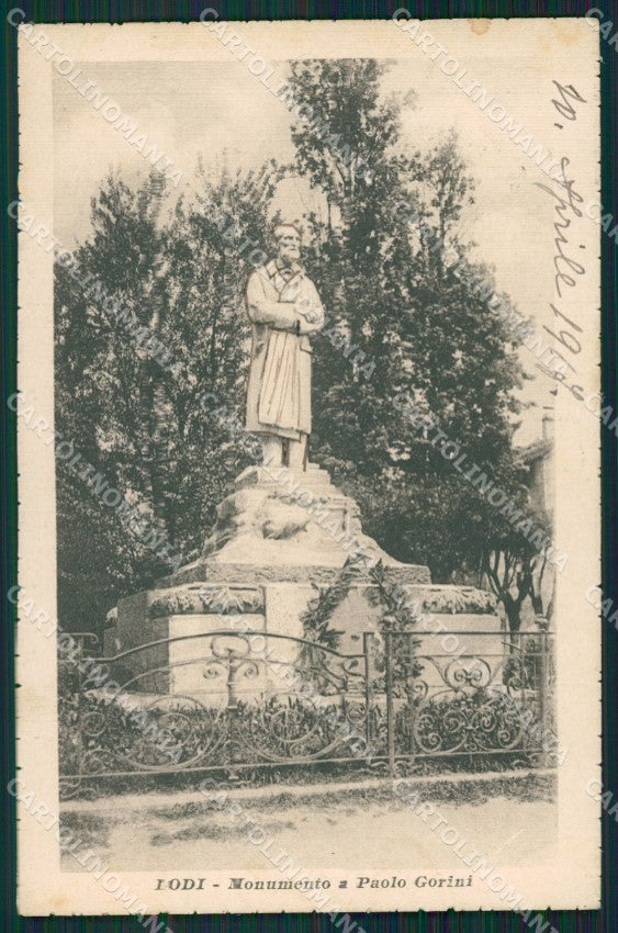 Lodi Città PIEGHINA cartolina ZKM9747 – fronte