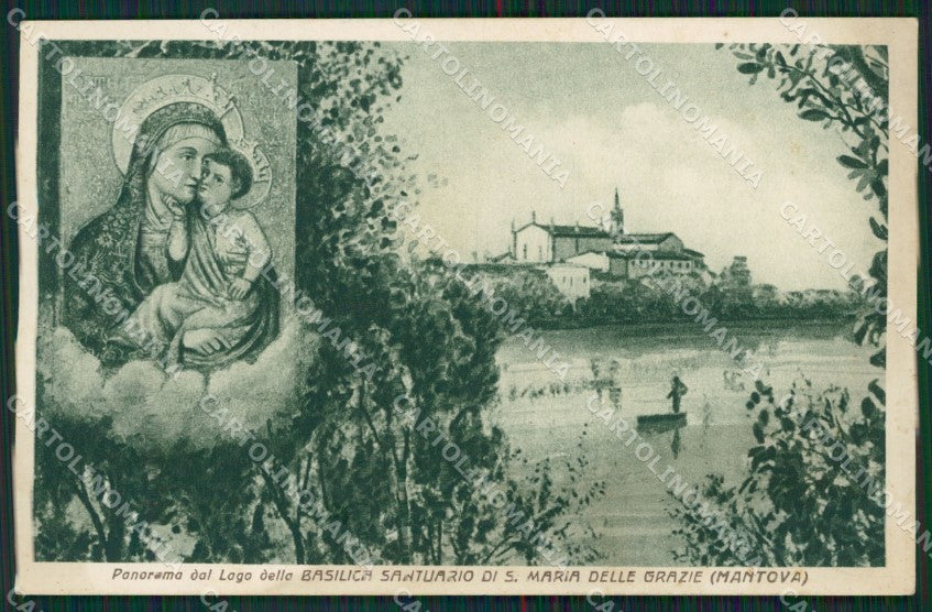 Mantova Curtatone Santuario Santa Maria delle Grazie cartolina ZKM9754 – fronte
