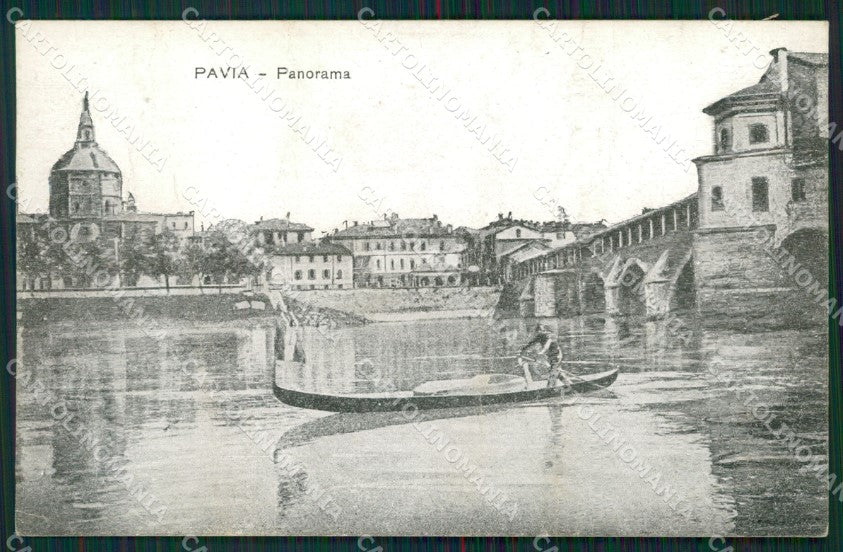 Pavia Città PIEGATA cartolina ZKM9765 – fronte