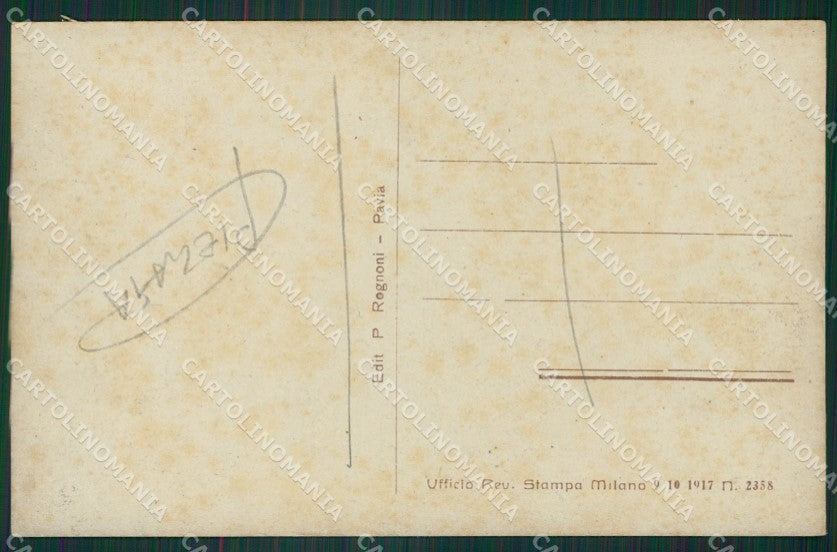 Pavia Città PIEGATA cartolina ZKM9765 – retro
