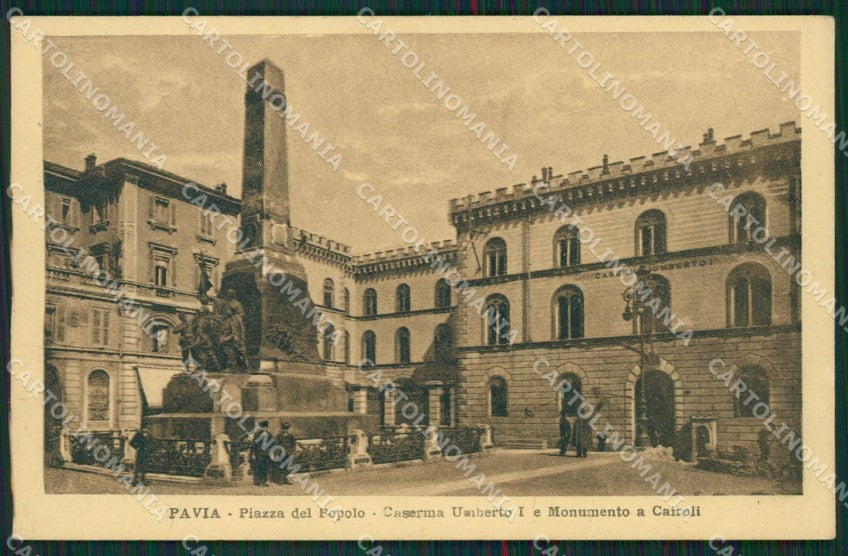 Pavia Città Caserma cartolina ZKM9769 – fronte