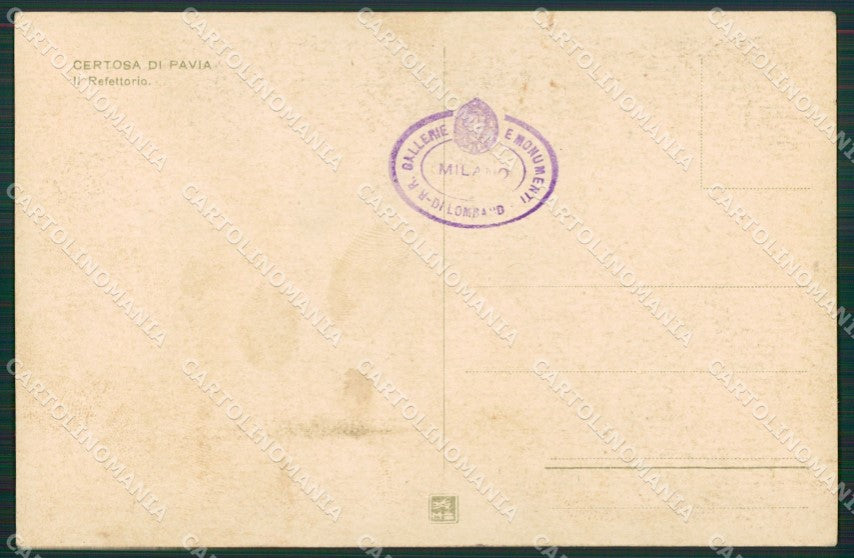 Pavia Certosa di cartolina ZKM9782 – retro