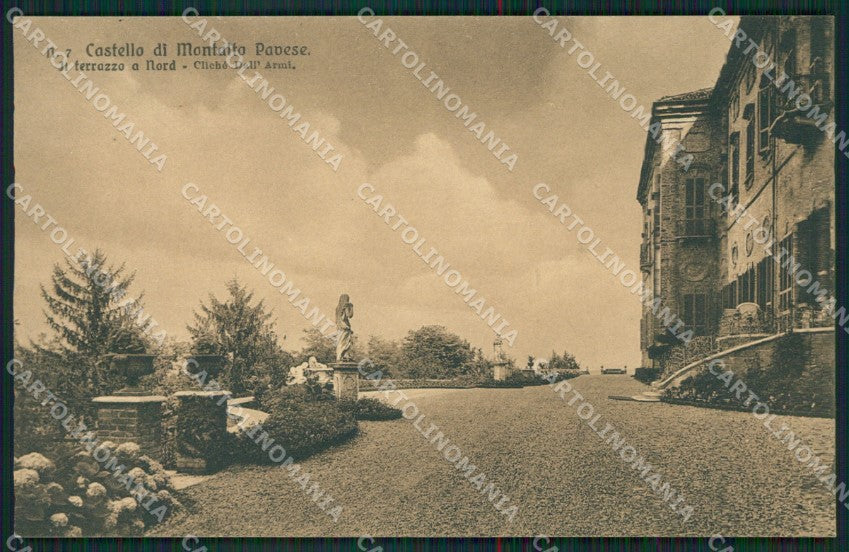 Pavia Montalto Pavese Castello cartolina ZKM9788 – fronte