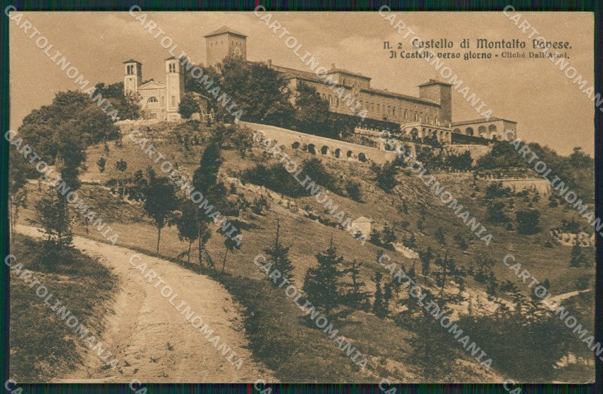 Pavia Montalto Pavese Castello cartolina ZKM9792 – fronte