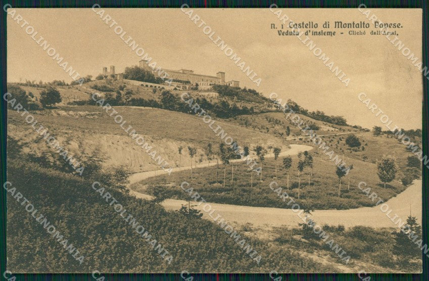 Pavia Montalto Pavese Castello cartolina ZKM9793 – fronte