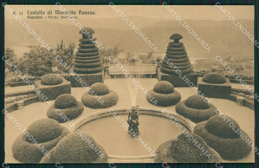 Pavia Montalto Pavese Castello cartolina ZKM9799 – fronte