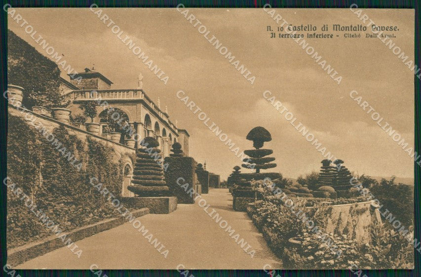 Pavia Montalto Pavese Castello cartolina ZKM9801 – fronte