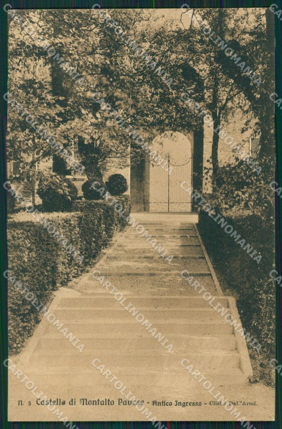 Pavia Montalto Pavese Castello cartolina ZKM9802 – fronte