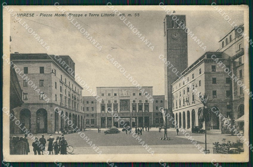 Varese Città ABRASA cartolina ZKM9819 – fronte