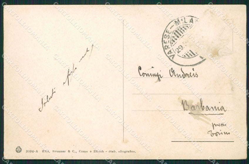 Varese Città ABRASA cartolina ZKM9826 – retro