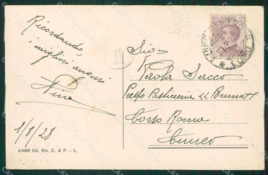 Varese Luino cartolina ZKM9835 – retro