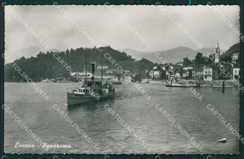 Varese Laveno Battello Foto cartolina ZKM9842 – fronte