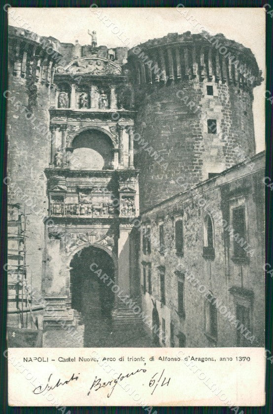 Napoli Città ABRASA cartolina ZKM9844 – fronte
