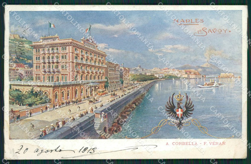 Napoli Città MACCHIA cartolina ZKM9849 – fronte