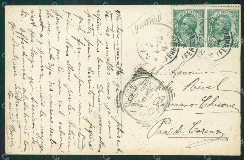 Napoli Città MACCHIA cartolina ZKM9849 – retro