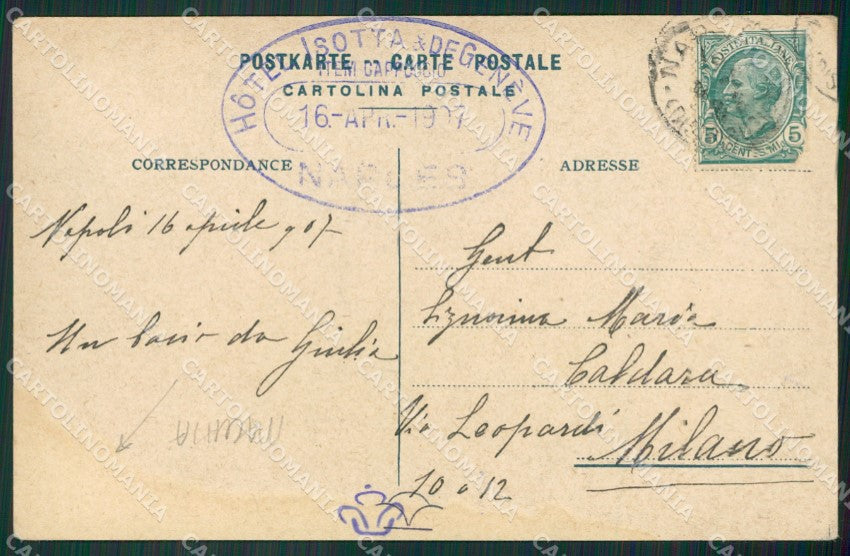 Napoli Città MACCHIA cartolina ZKM9854 – retro