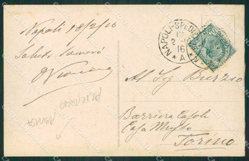 Napoli Città Alterocca 888 ABRASA cartolina ZKM9856 – retro