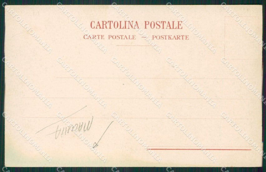 Napoli Città Chiaro di Luna ABRASA MACCHIA cartolina ZKM9858 – retro