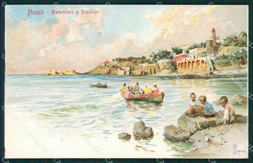 Napoli Città MACCHIA cartolina ZKM9863 – fronte