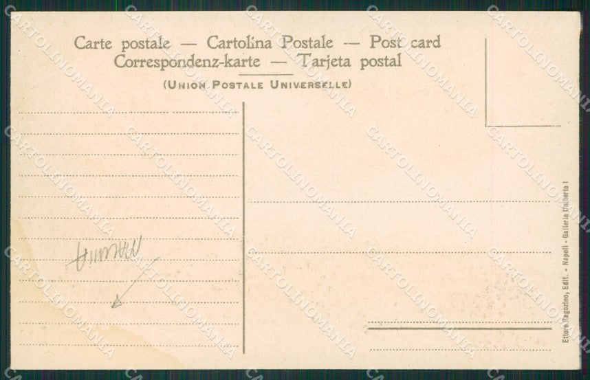 Napoli Città MACCHIA cartolina ZKM9863 – retro