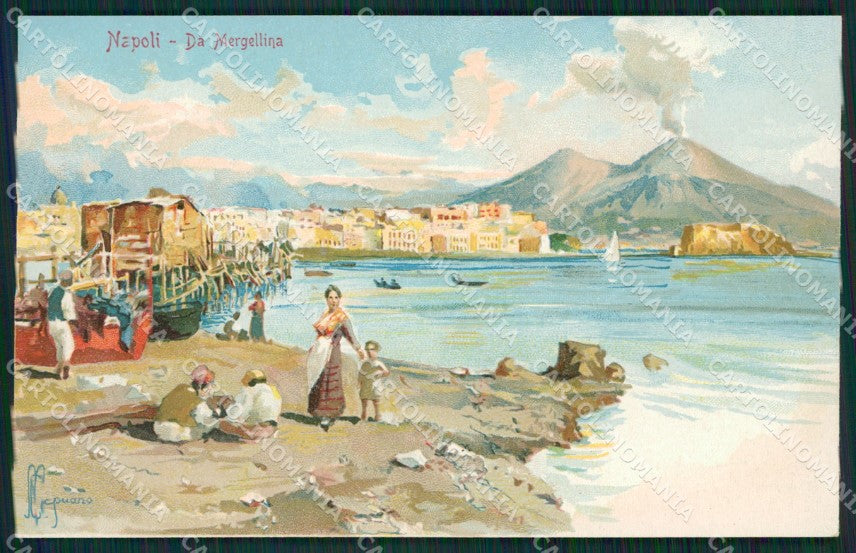 Napoli Città MACCHIA cartolina ZKM9864 – fronte
