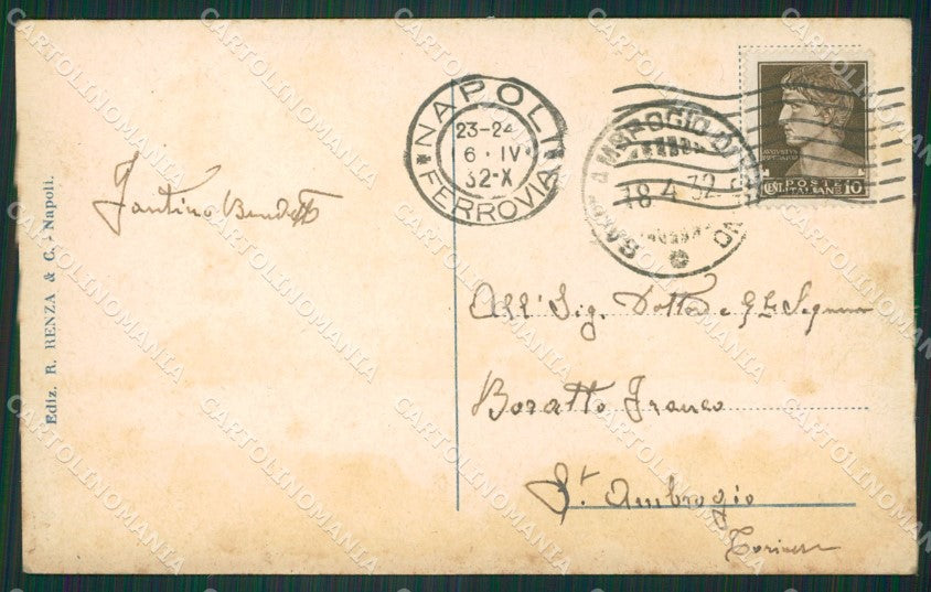 Napoli Città cartolina ZKM9865 – retro