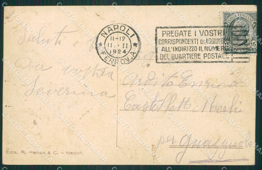 Napoli Città cartolina ZKM9873 – retro