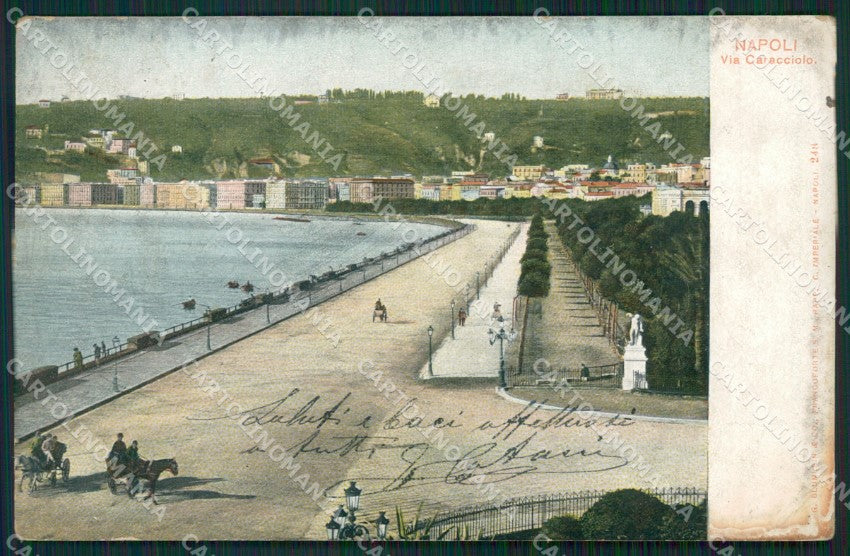 Napoli Città MACCHIA cartolina ZKM9874 – fronte