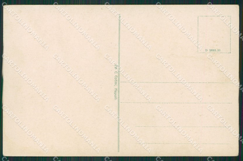 Napoli Città Carro cartolina ZKM9880 – retro