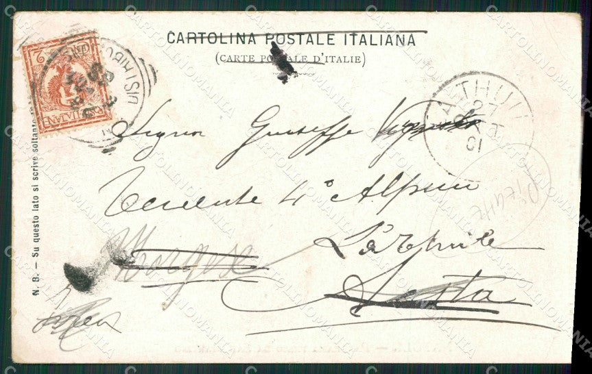 Napoli Città PIEGHINE cartolina ZKM9890 – retro