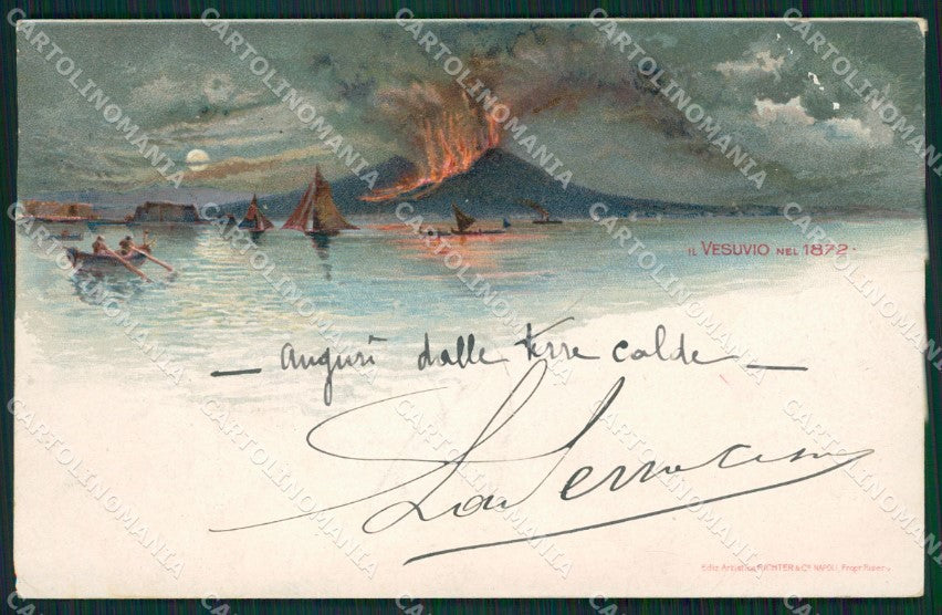 Napoli Città Vesuvio cartolina ZKM9895 – fronte