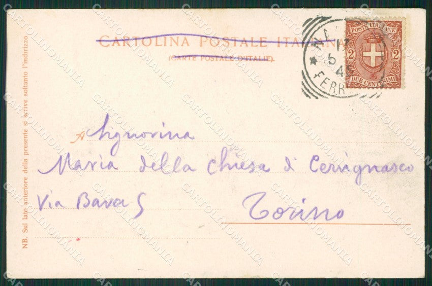 Napoli Città Carretto Mestieri cartolina ZKM9901 – retro