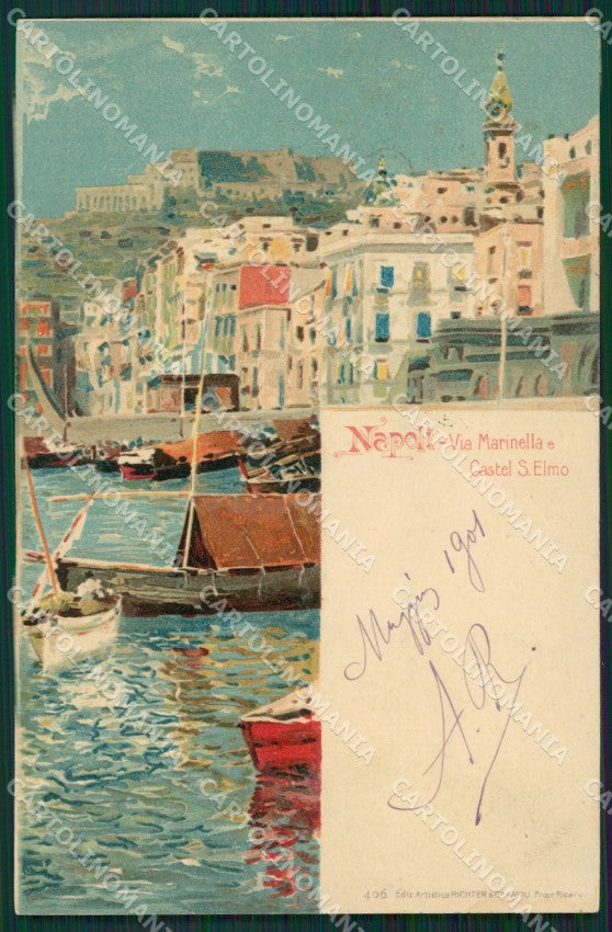 Napoli Castel Sant'Elmo cartolina ZKM9902 – fronte