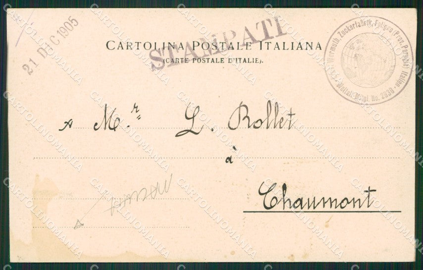 Napoli Città cartolina ZKM9917 – retro