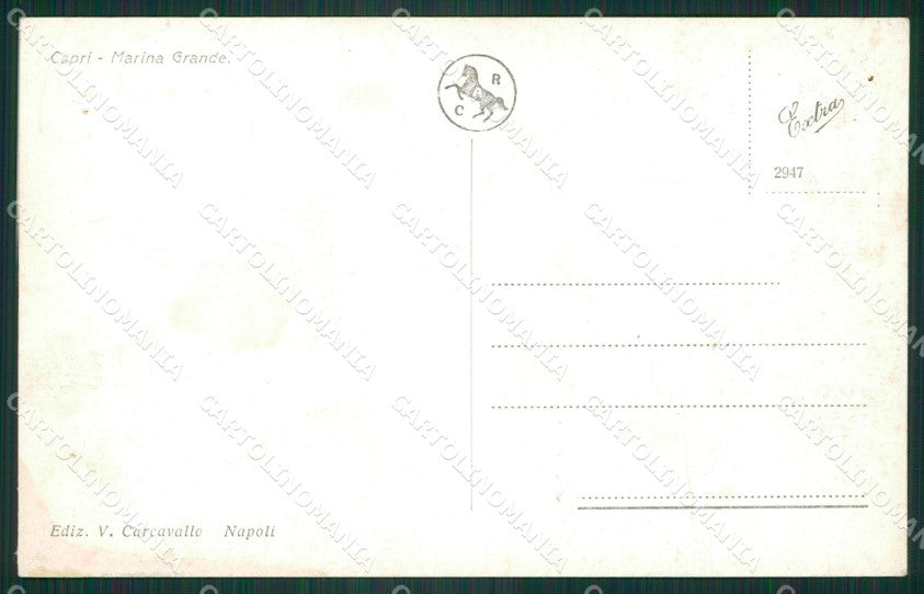 Napoli Capri cartolina ZKM9926 – retro