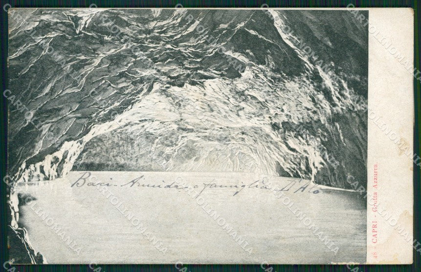 Napoli Capri Grotta Azzurra cartolina ZKM9927 – fronte