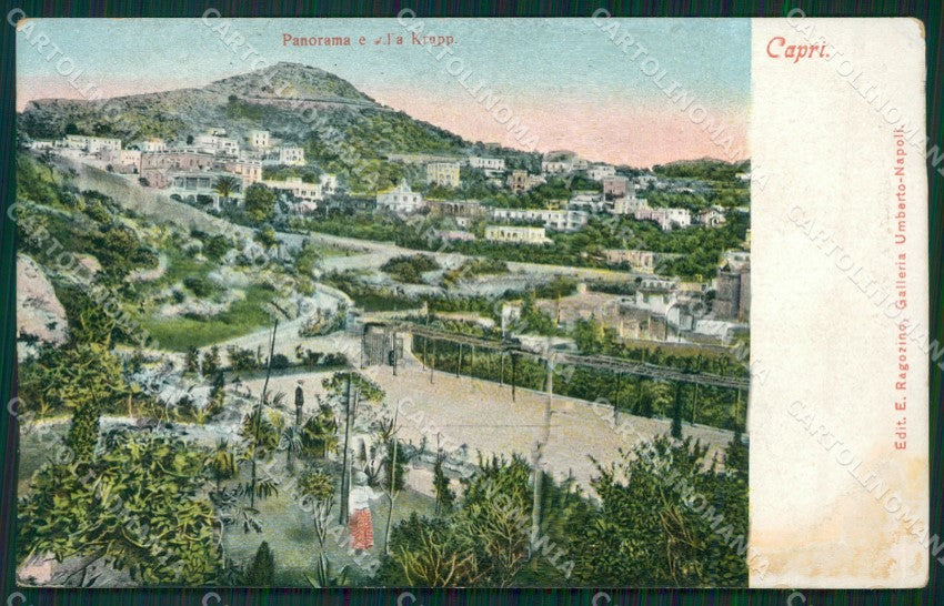 Napoli Capri MACCHIA cartolina ZKM9932 – fronte