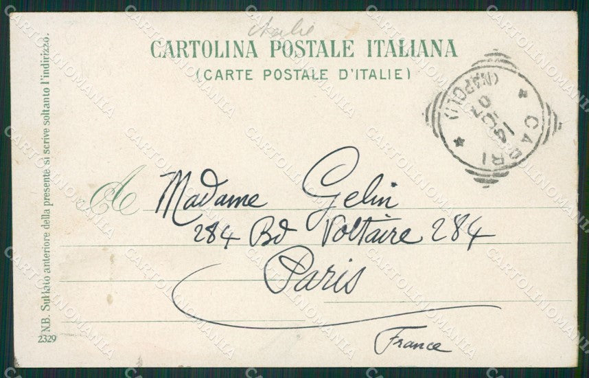 Napoli Capri cartolina ZKM9934 – retro