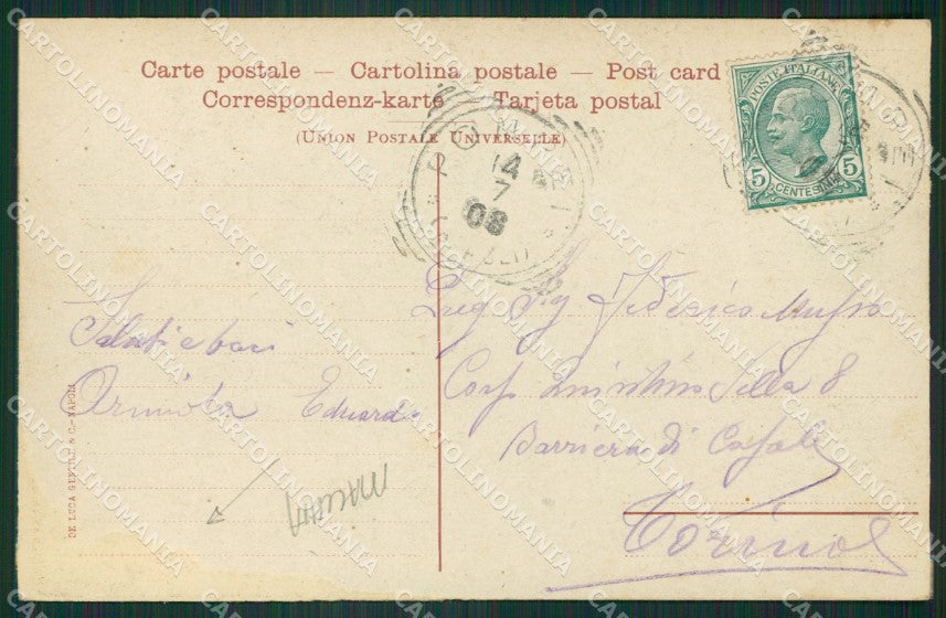 Napoli Pompei MACCHIA cartolina ZKM9948 – retro