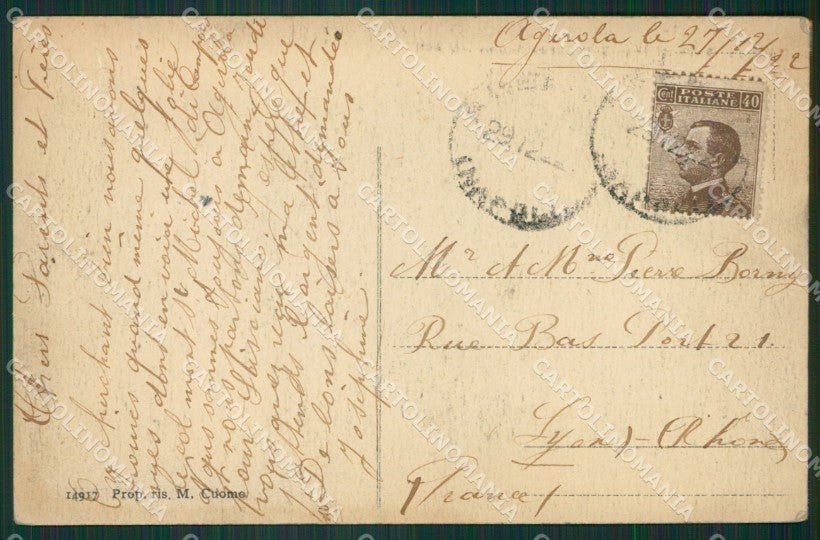 Napoli Agerola Pianillo cartolina ZKM9954 – retro