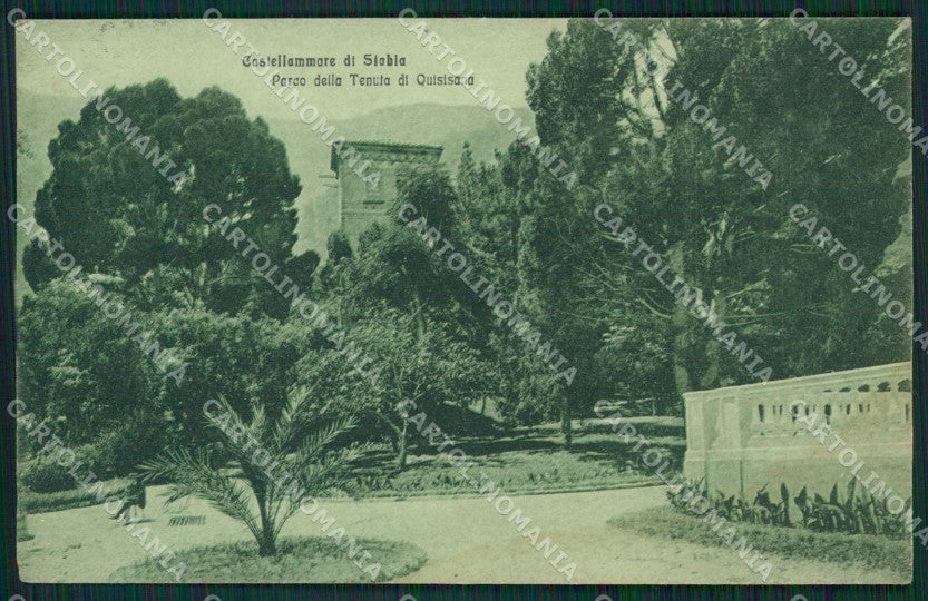 Napoli Castellammare di Stabia MACCHIA PIEGHE cartolina ZKM9966 – fronte
