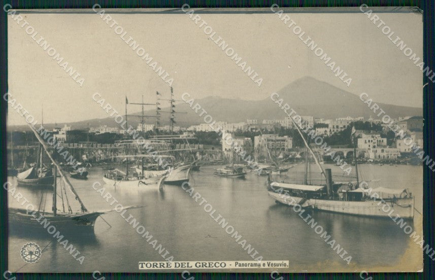 Napoli Torre del Greco Veliero MACCHIA NPG Foto cartolina ZKM9968 – fronte